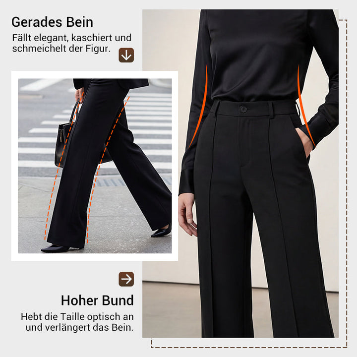 Damen Anzughose mit hoher Taille (1 kaufen, 1 GRATIS dazu)
