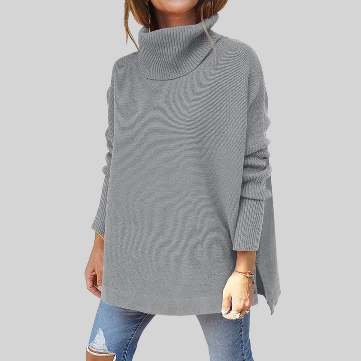 Annelise I Oversize Pullover mit Rollkragen