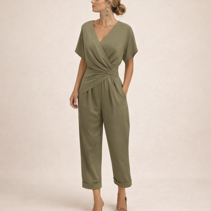 Kayla | Eleganter Wickel-Overall