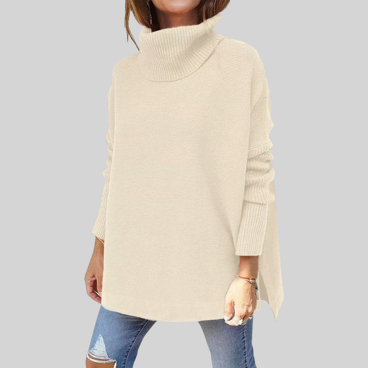 Annelise I Oversize Pullover mit Rollkragen