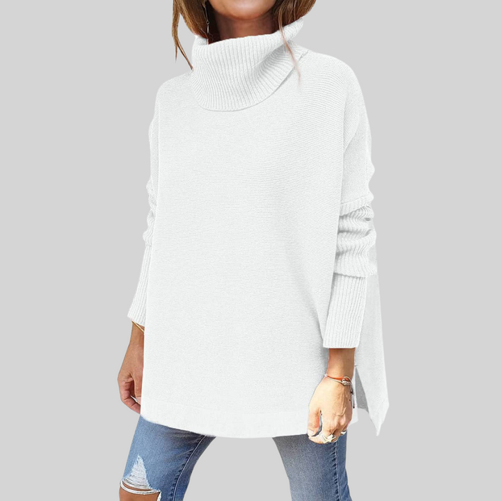 Annelise I Oversize Pullover mit Rollkragen