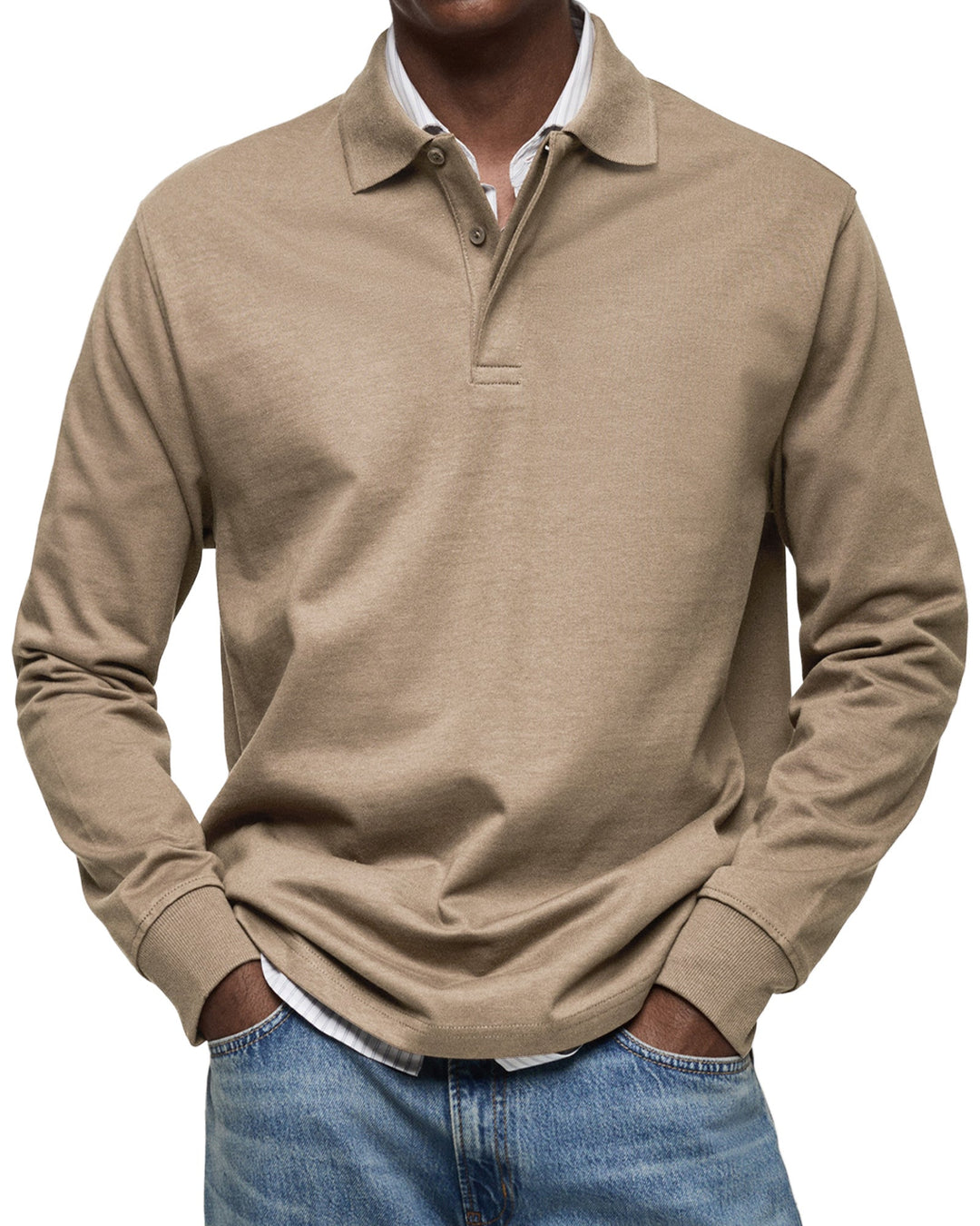 Julian - Luxe polo mit langen ärmeln