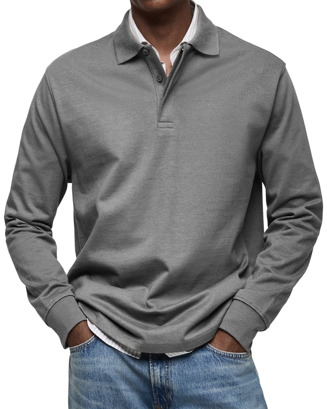 Julian - Luxe polo mit langen ärmeln