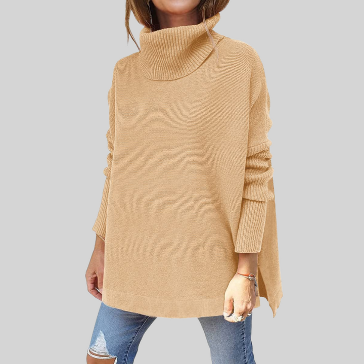 Annelise I Oversize Pullover mit Rollkragen