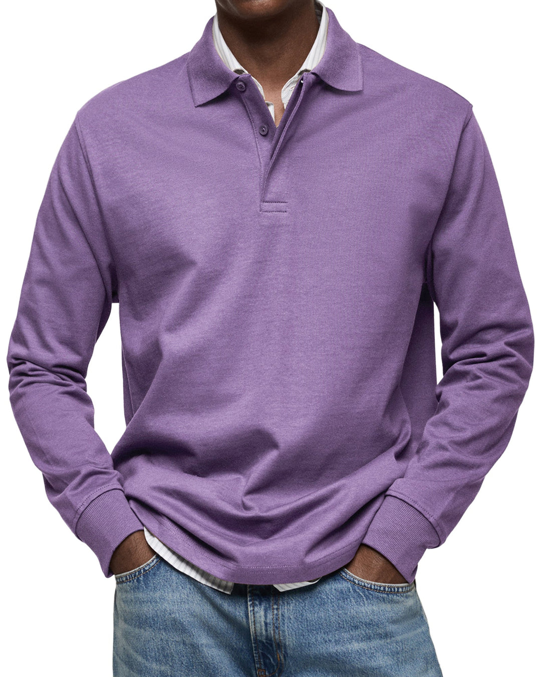 Julian - Luxe polo mit langen ärmeln