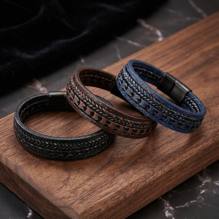 Lederarmband für Herren – robust, stilvoll und zeitlos