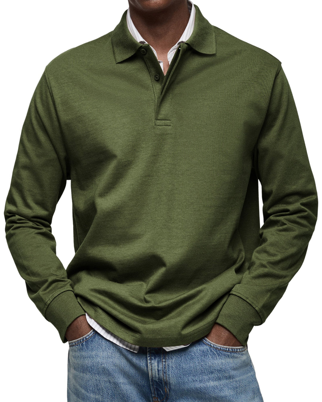 Julian - Luxe polo mit langen ärmeln
