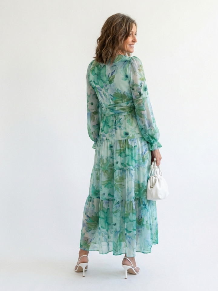 ALTHEA | FLORAL MAXI-KLEID