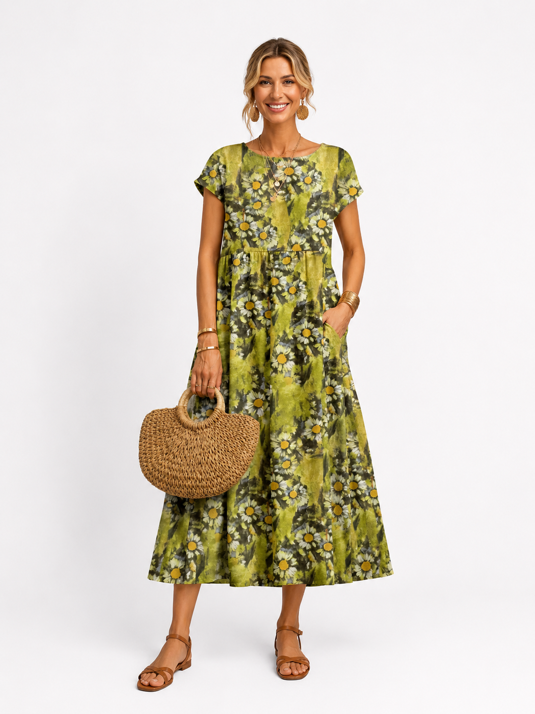 Florene | Kurzärmeliges Sommerkleid