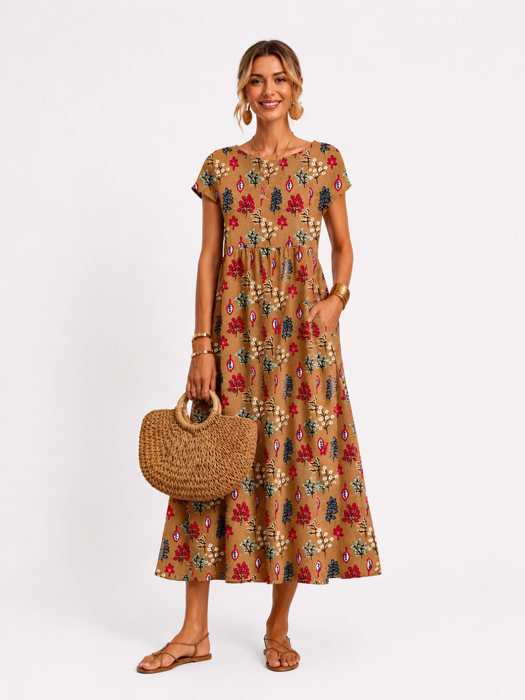 Florene | Kurzärmeliges Sommerkleid
