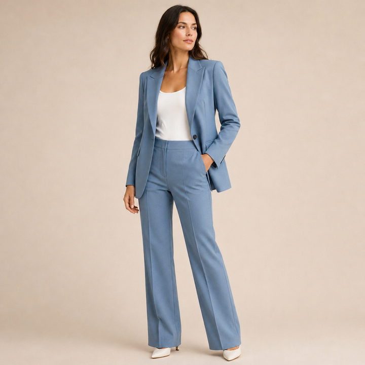 Cindy | Elegantes Anzugset mit ausgestellten Hosen
