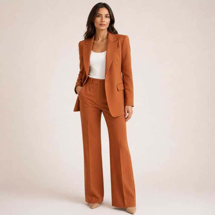 Cindy | Elegantes Anzugset mit ausgestellten Hosen