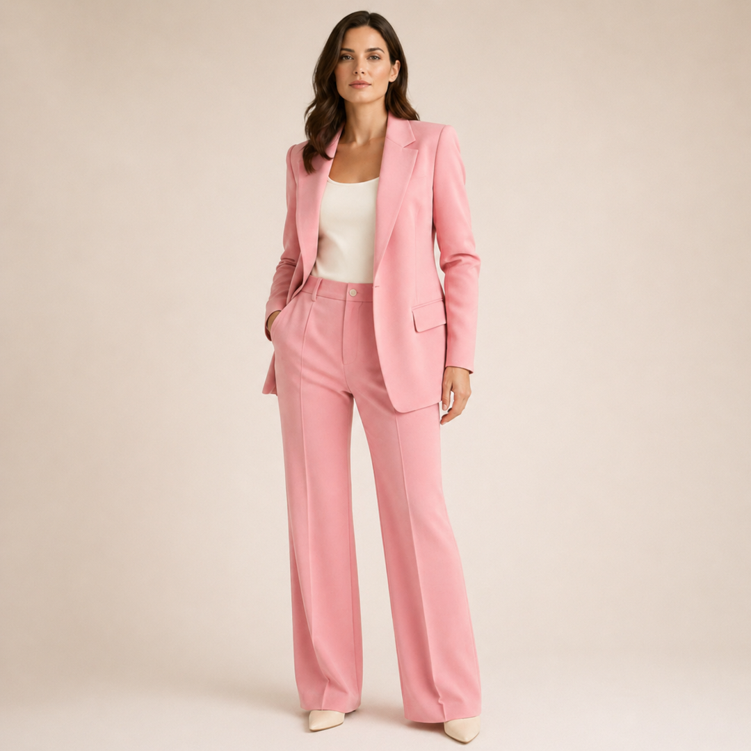 Cindy | Elegantes Anzugset mit ausgestellten Hosen