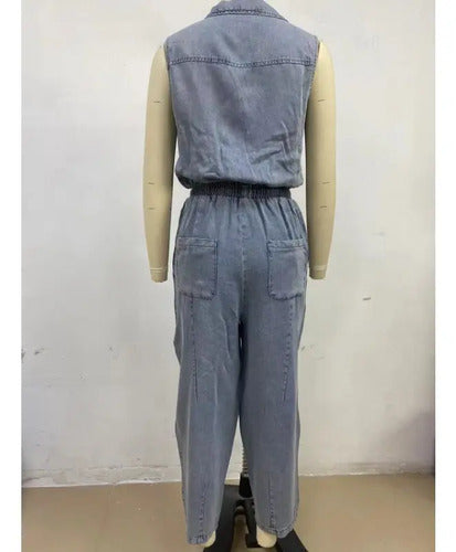Rosalia | Ärmellose Denim-Overall