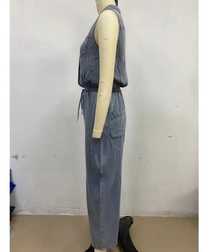 Rosalia | Ärmellose Denim-Overall