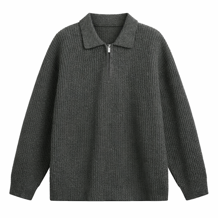 Ruben - Pullover mit Quarter-Zip