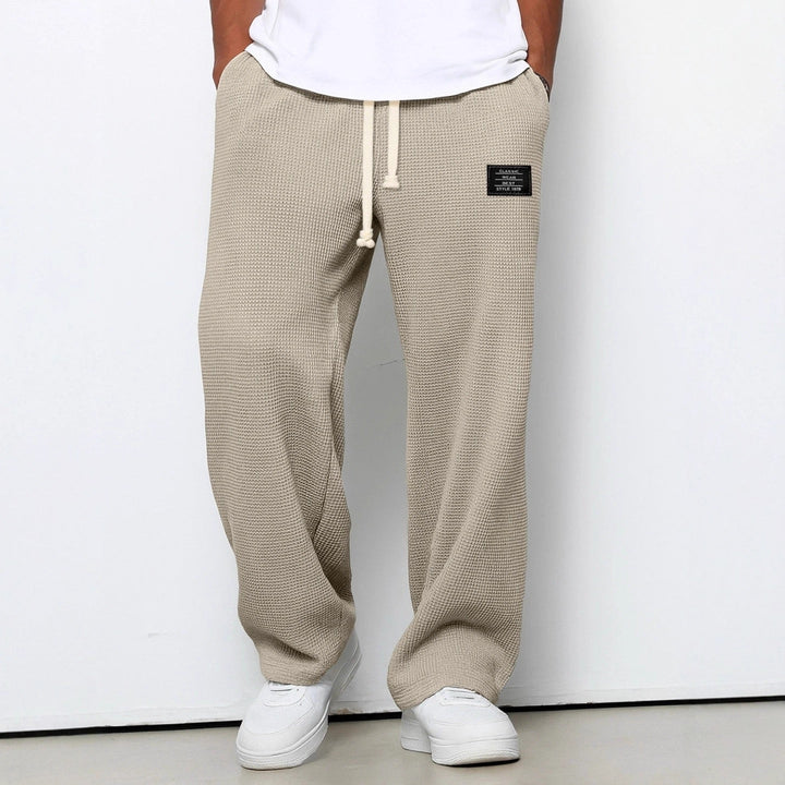 LISANDRO | WEITE HOSE MIT WABENSTRUKTUR