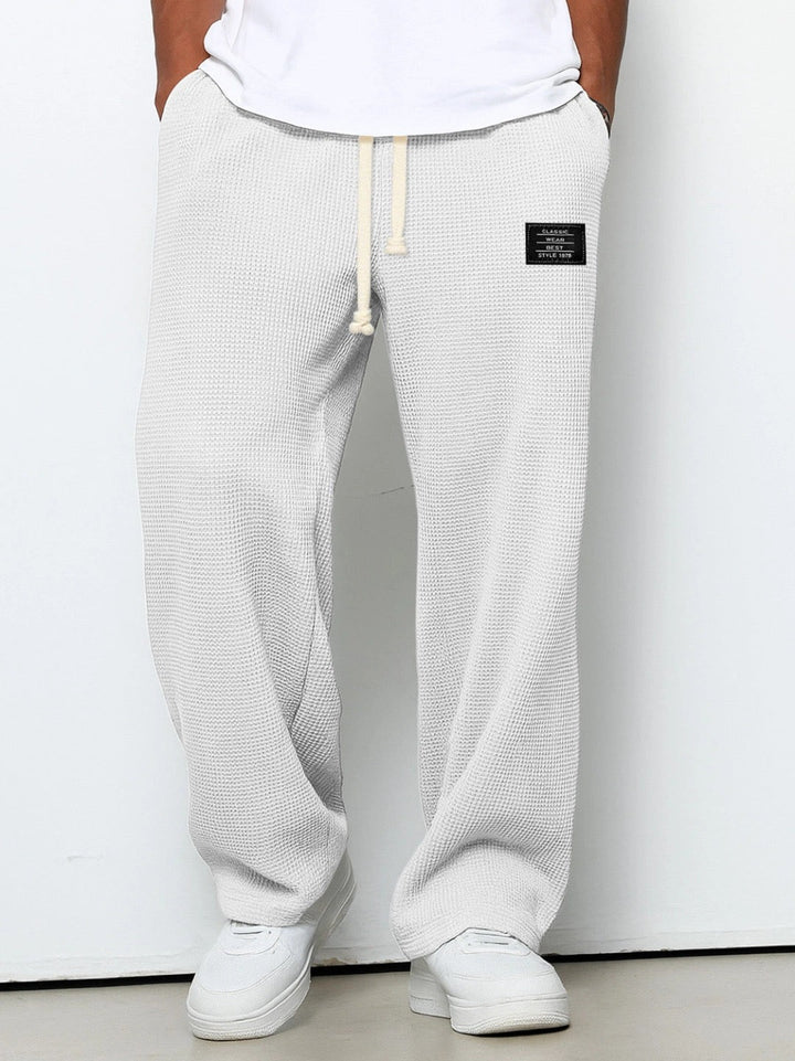 LISANDRO | WEITE HOSE MIT WABENSTRUKTUR
