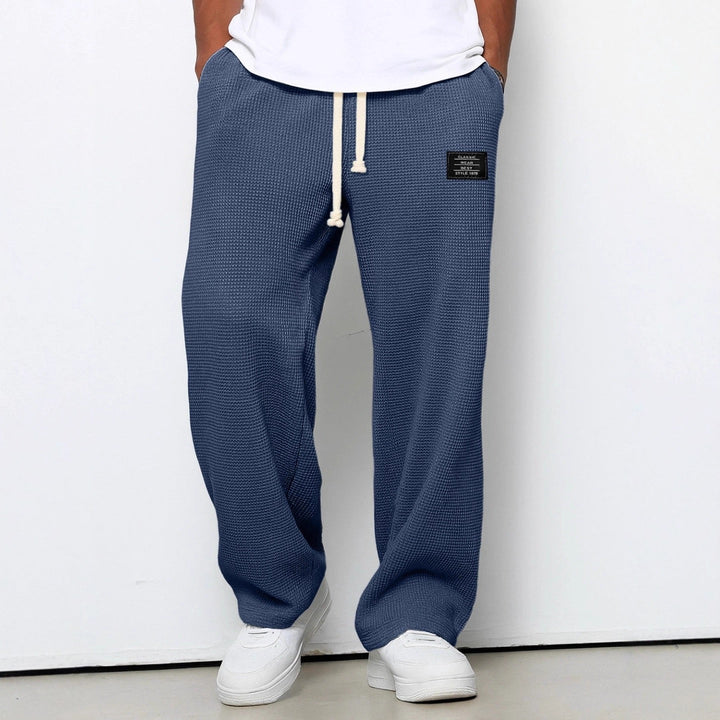 LISANDRO | WEITE HOSE MIT WABENSTRUKTUR