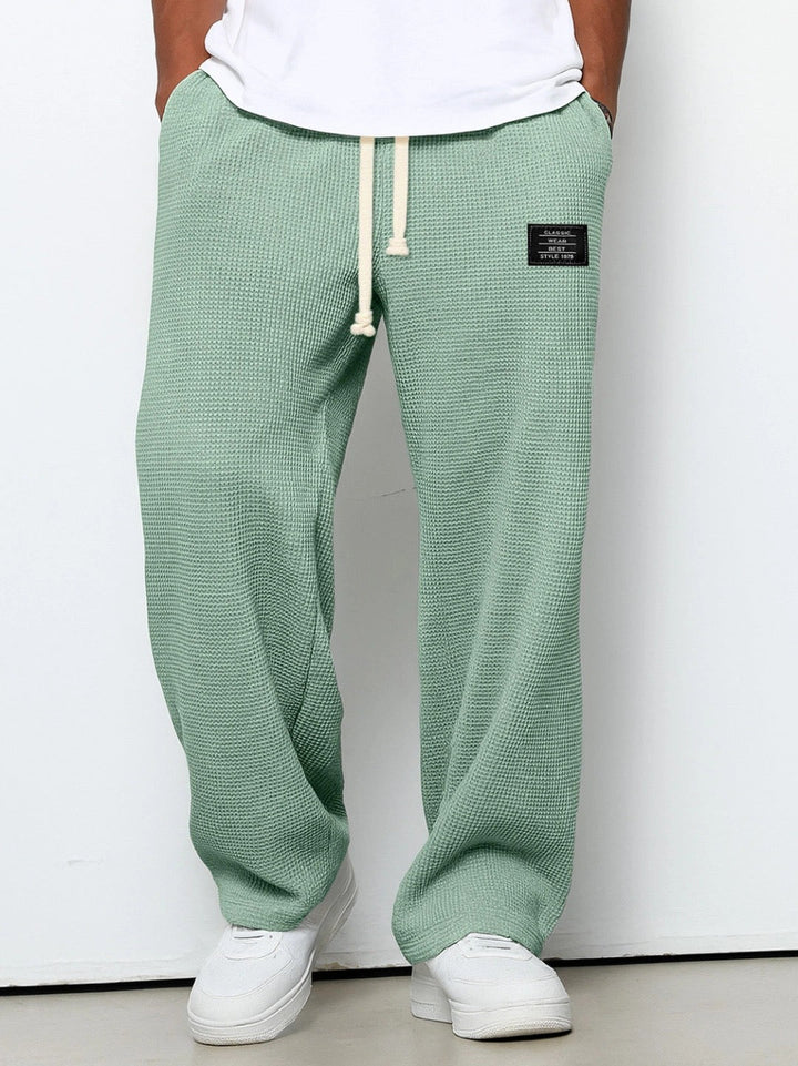 LISANDRO | WEITE HOSE MIT WABENSTRUKTUR