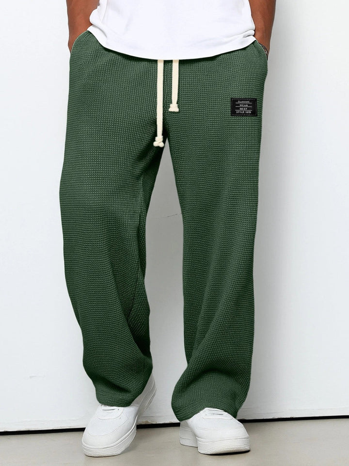 LISANDRO | WEITE HOSE MIT WABENSTRUKTUR