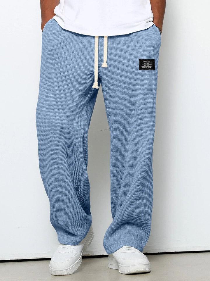LISANDRO | WEITE HOSE MIT WABENSTRUKTUR