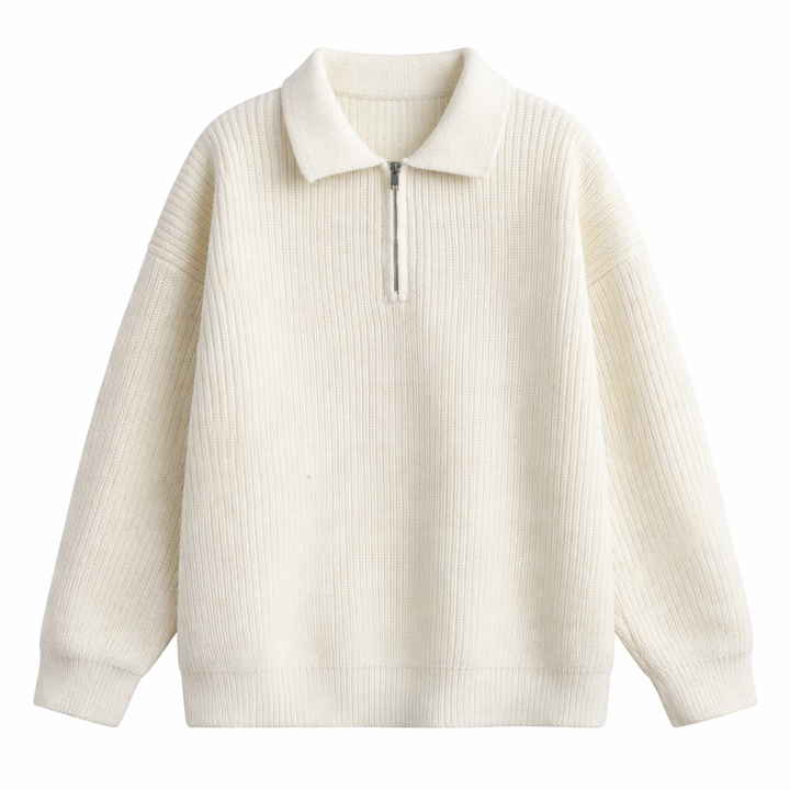 Ruben - Pullover mit Quarter-Zip