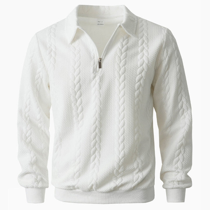 Martin | Polo Quarter Zip aus elegantem Strick