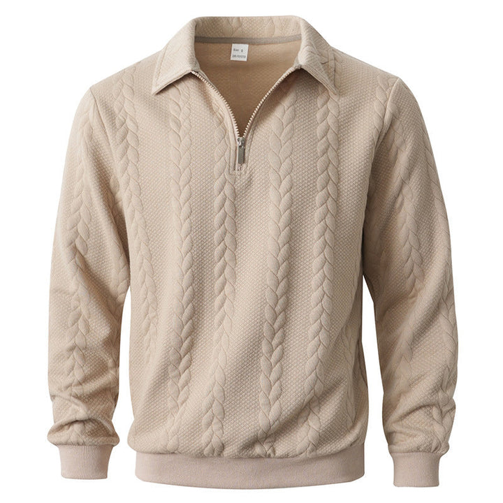 Martin | Polo Quarter Zip aus elegantem Strick