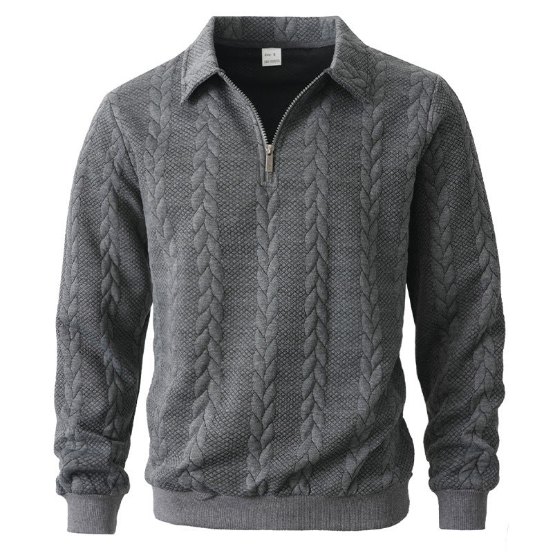 Martin | Polo Quarter Zip aus elegantem Strick