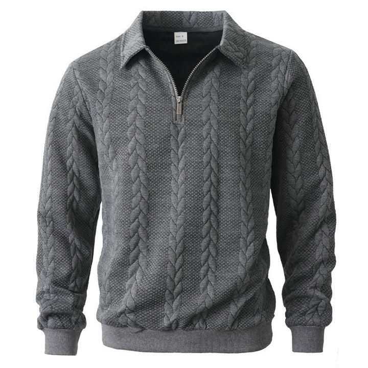 Martin | Polo Quarter Zip aus elegantem Strick