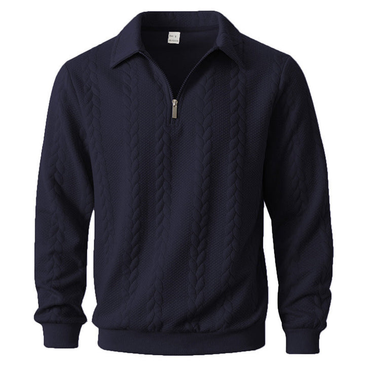 Martin | Polo Quarter Zip aus elegantem Strick