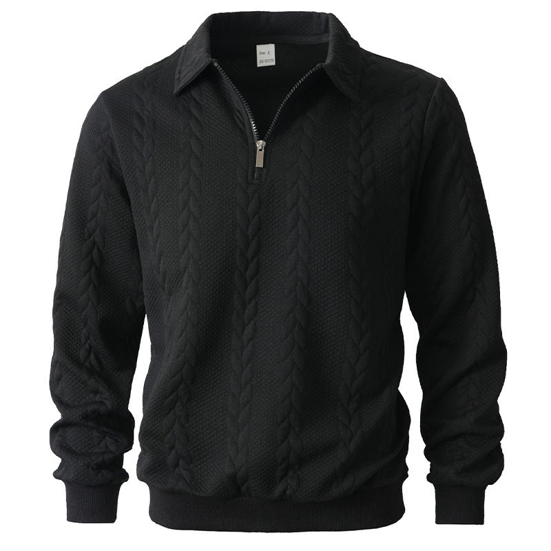 Martin | Polo Quarter Zip aus elegantem Strick