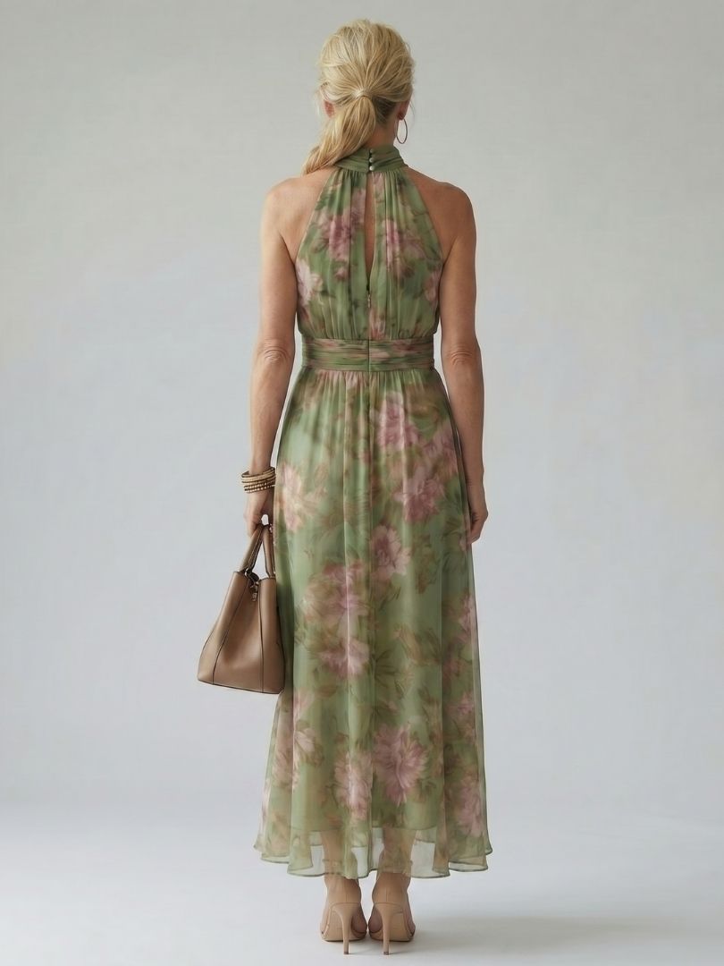 Naomi | Halter Maxi Kleid