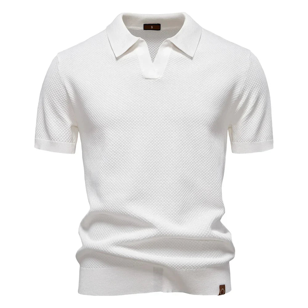 Mika | Stilvolles & Luftiges Herren-Poloshirt
