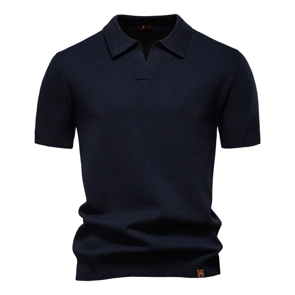 Mika | Stilvolles & Luftiges Herren-Poloshirt