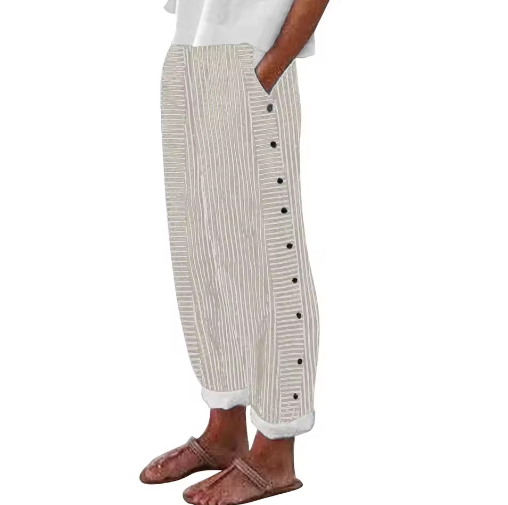 REA | BEQUEME GESTREIFTE FREIZEITHOSE