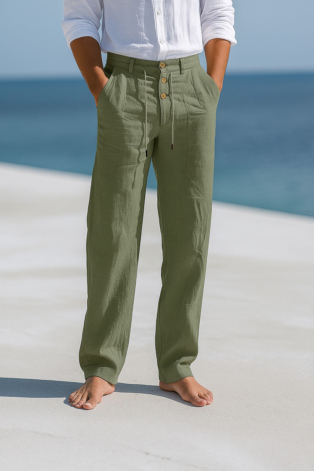 Leichte Leinenhose