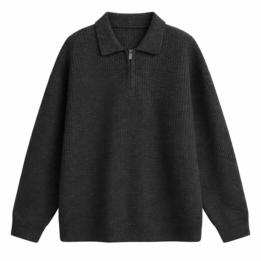 Ruben - Pullover mit Quarter-Zip
