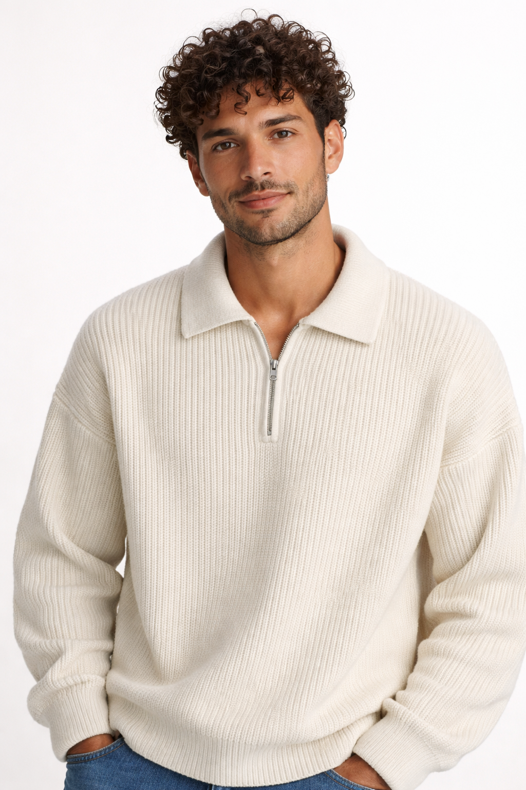 Ruben - Pullover mit Quarter-Zip