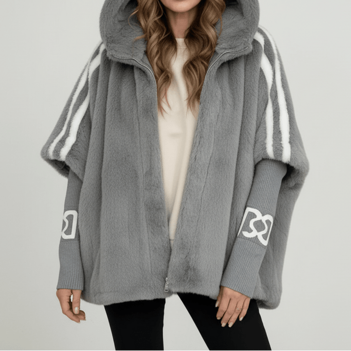Alessandra | Weiche Jacke mit Kapuze und Reißverschluss