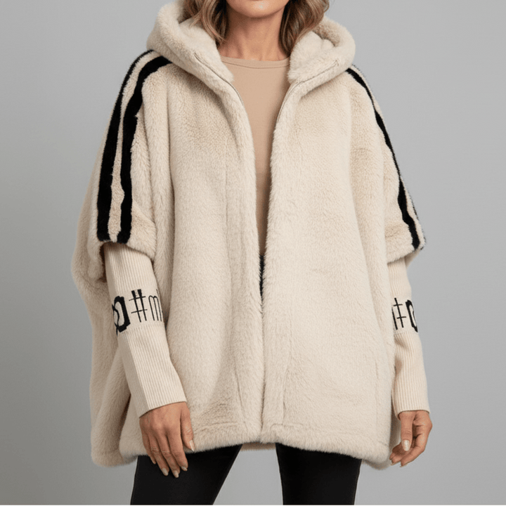 Alessandra | Weiche Jacke mit Kapuze und Reißverschluss
