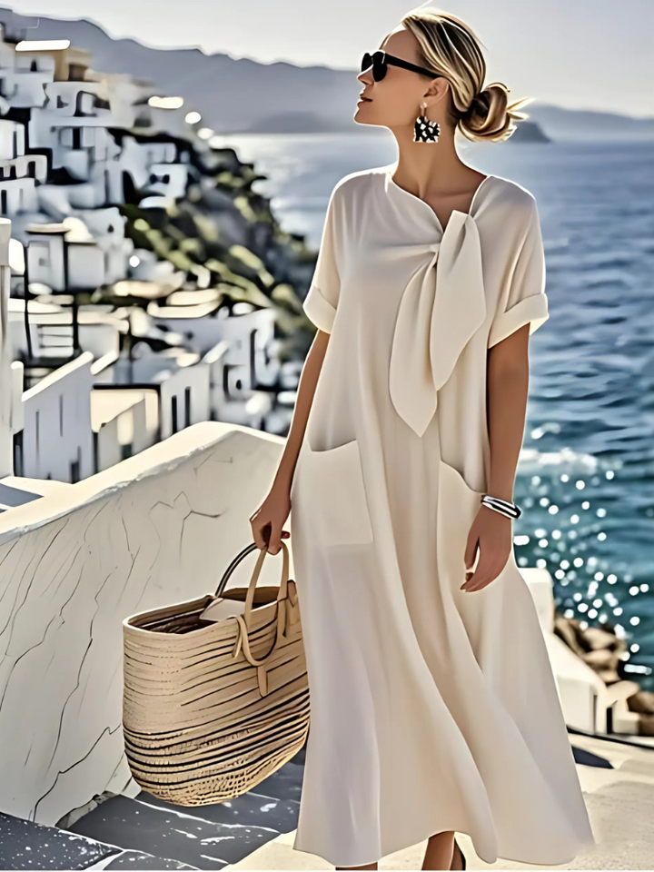 Ella™ - Elegantes Sommerkleid mit Taschen