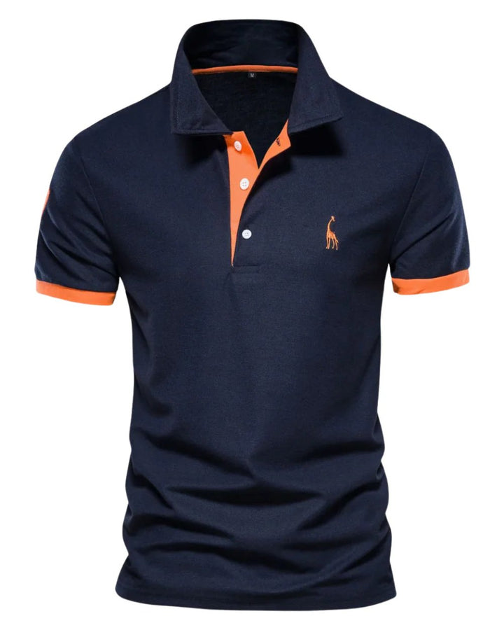 Liam | Poloshirt mit Knopfleiste und Kontrastdetails