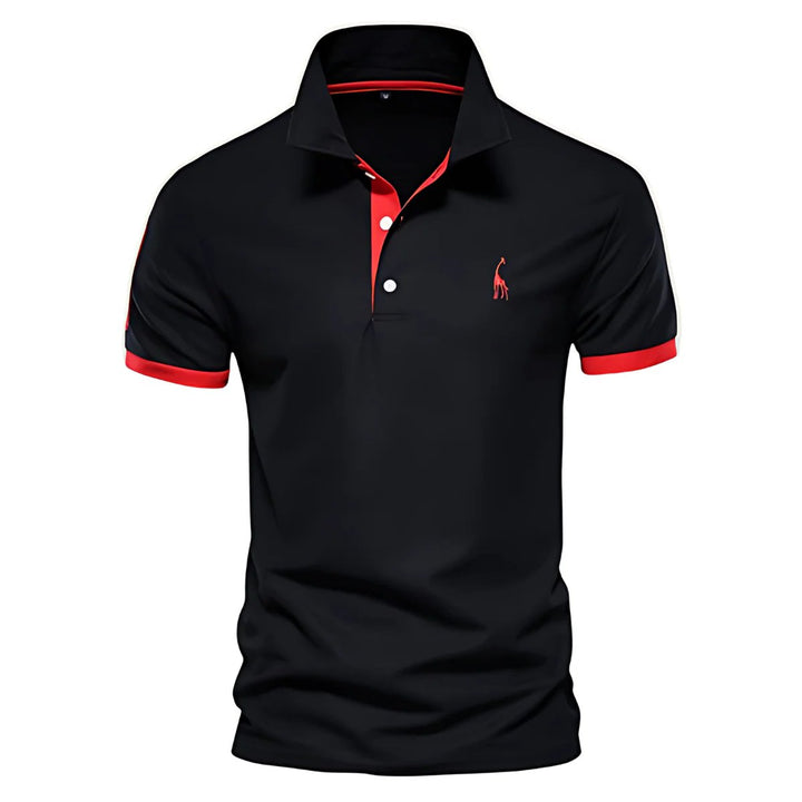 Liam | Poloshirt mit Knopfleiste und Kontrastdetails