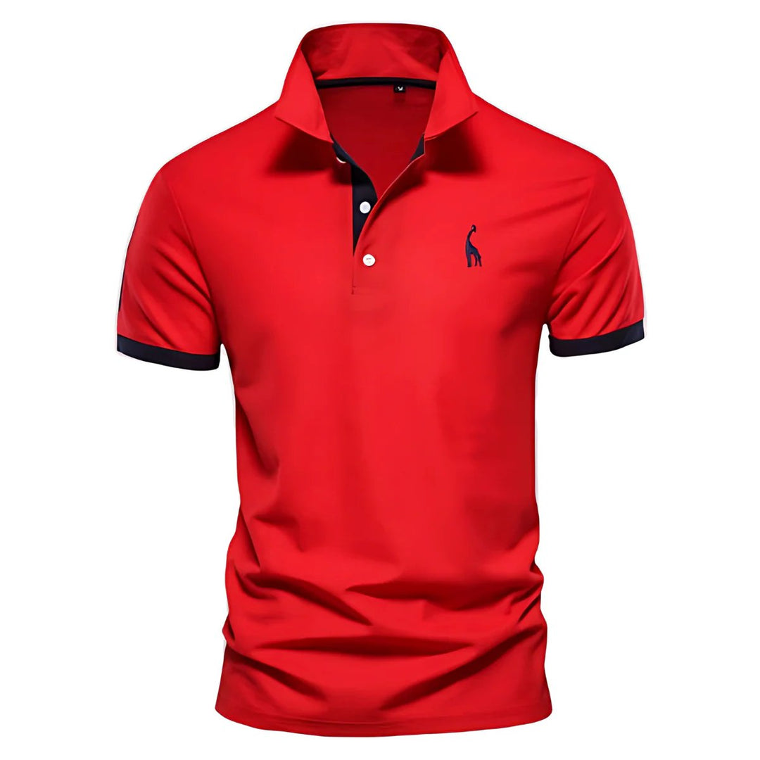 Liam | Poloshirt mit Knopfleiste und Kontrastdetails