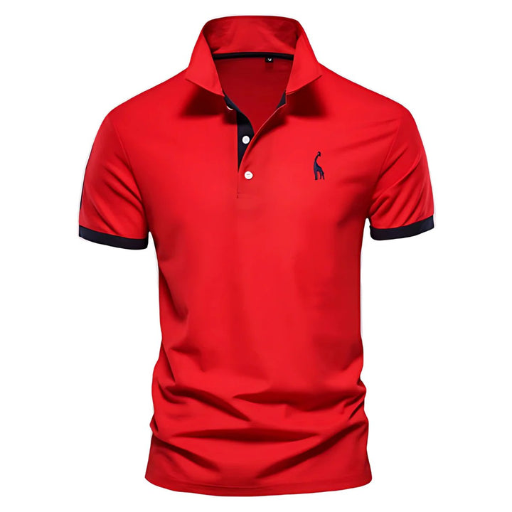 Liam | Poloshirt mit Knopfleiste und Kontrastdetails