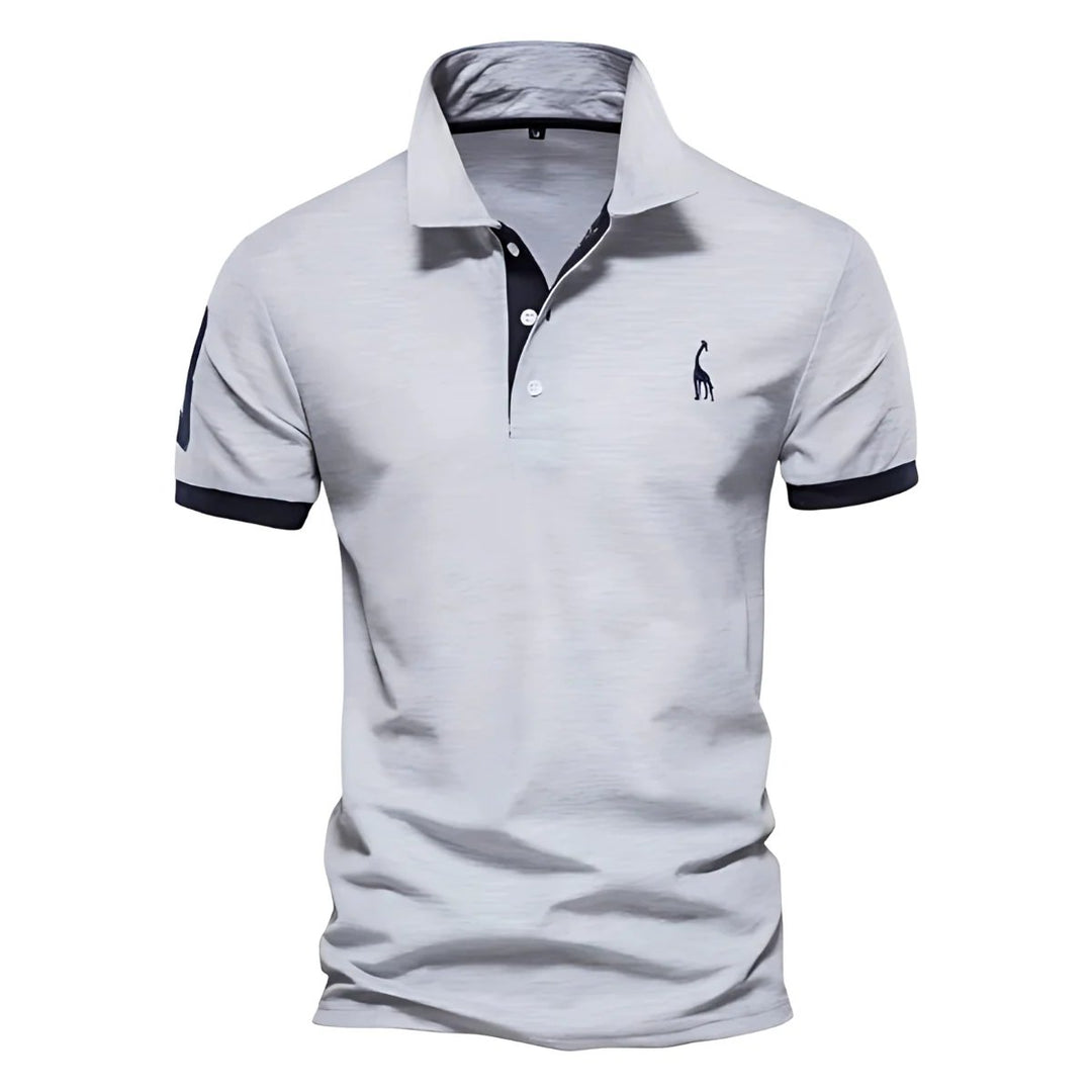 Liam | Poloshirt mit Knopfleiste und Kontrastdetails
