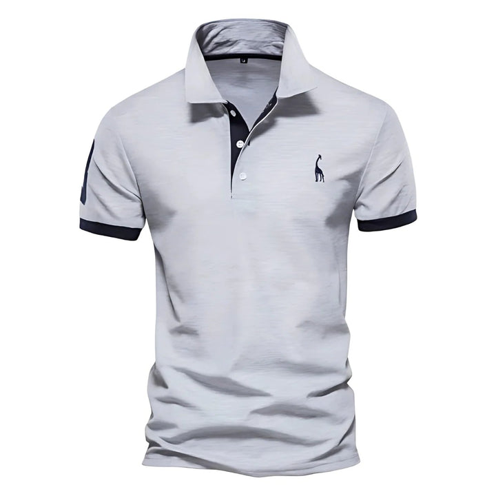 Liam | Poloshirt mit Knopfleiste und Kontrastdetails