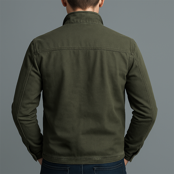 Raufeld – Vintage Baumwoll-Zip-Jacke